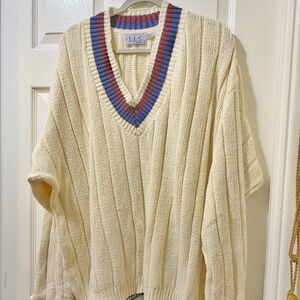 Vintage TLC Size XL  Women’s V Shaped Pull Over Sweater